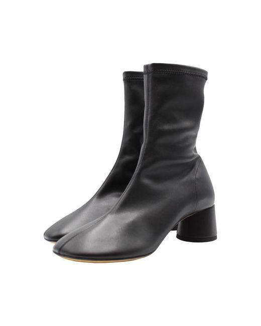 Proenza Schouler Black Glove Stretch Ankle Boots Shoes