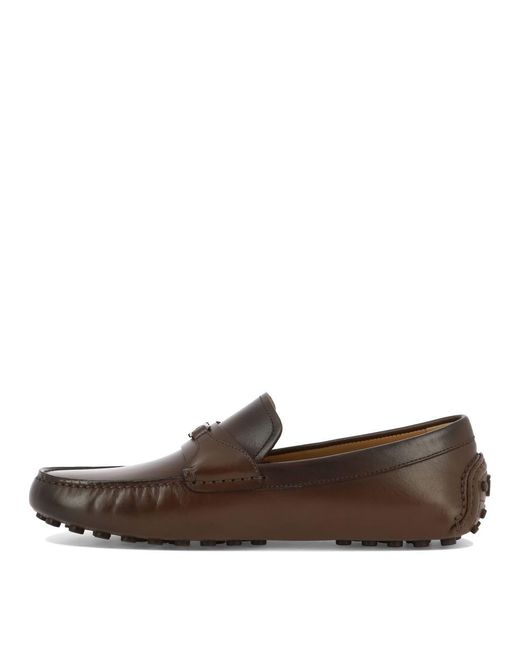 Ferragamo Brown Florin Loafers Shoes for men