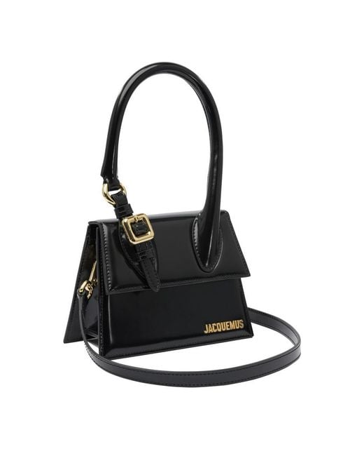 Jacquemus Black "le Chiquito" Handbag With Buckle