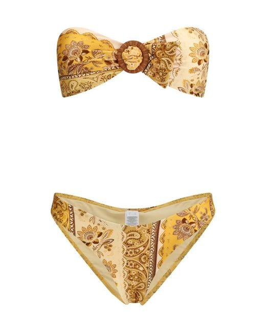 Zimmermann Metallic Swimwear