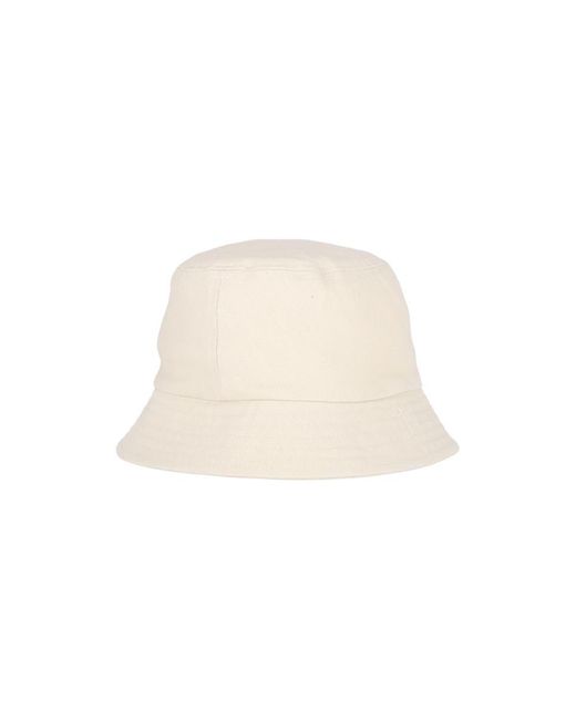 Isabel Marant White Logo Bucket Hat