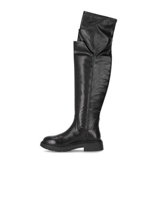Ash Black Maxim Over-The-Knee Boot