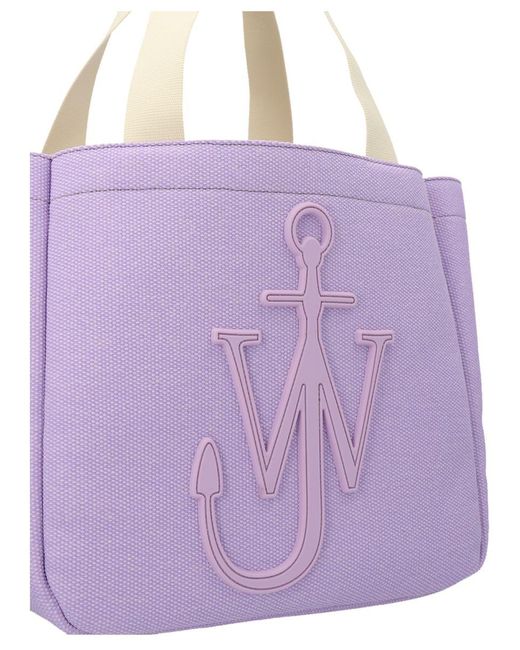 J.W. Anderson Purple 'Cabas' Shopping Bag