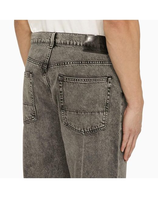 Our Legacy Gray Black And Grey Extended Third Cut Jeans for men