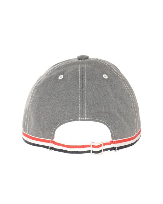 Thom Browne Cotton Hats Grey in Gray 