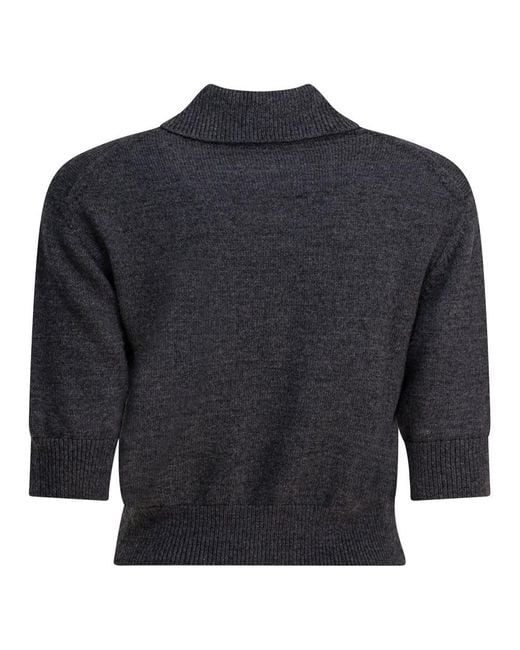 Givenchy Blue " Paris 1952" Wool Polo Shirt