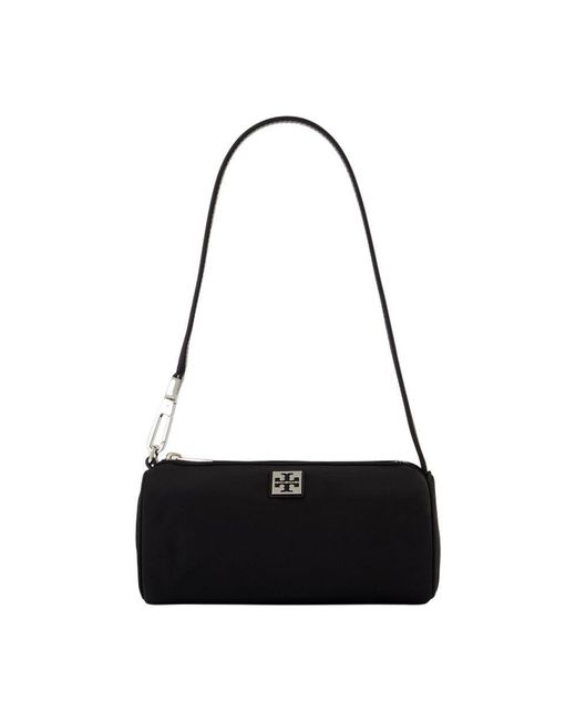 Tory Burch White Virginia Cylinder Shoulder Bag