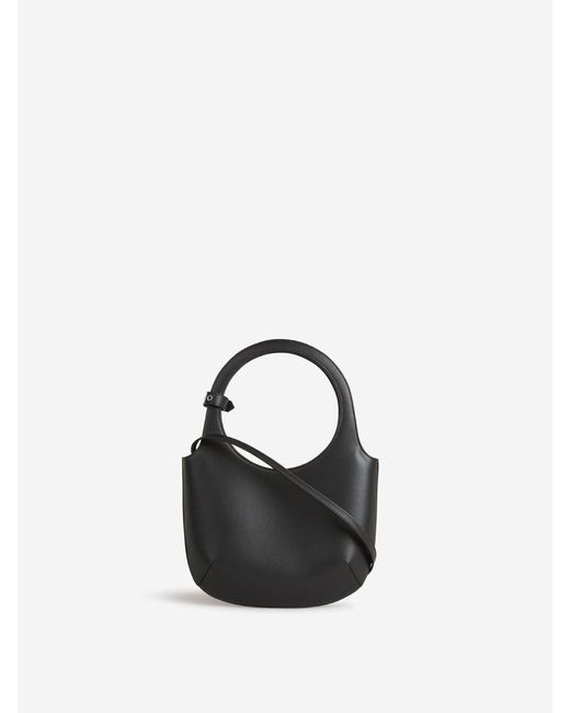 Courreges Black Holy Leather Bag