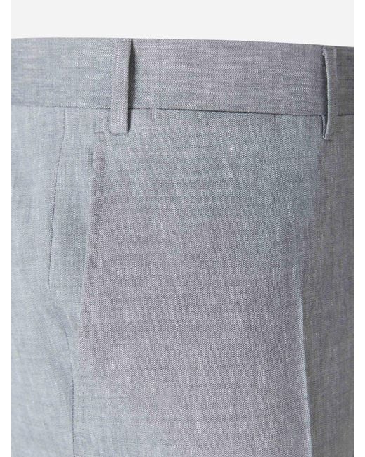 Canali Gray Kei Natura Comfort Suit for men