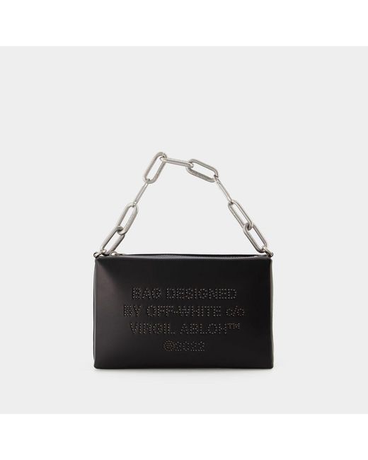 Off White c o Virgil Abloh Off Block Pouch Hobo Bag in Black Lyst UK