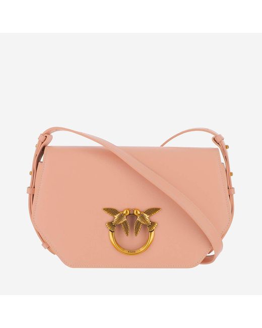 Pinko Love Click Exagon Classic Bag in Pink | Lyst