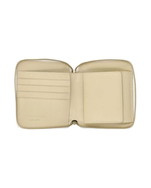 Comme des Garçons Natural Vertical Zip Around Wallet