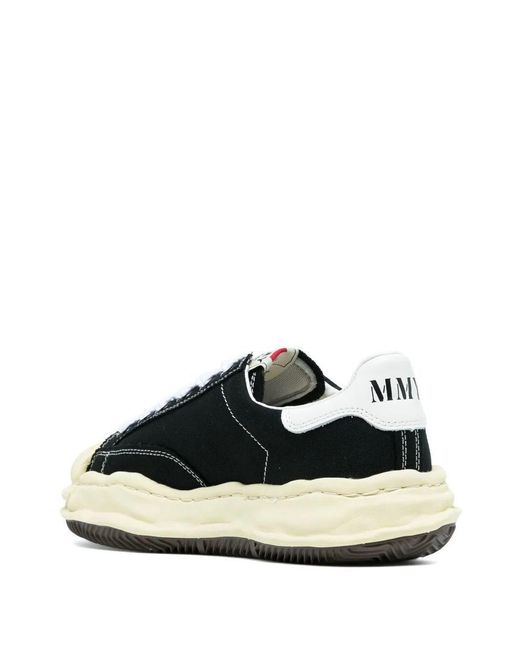 Maison Mihara Yasuhiro Black Blakey Low Sneakers Shoes for men
