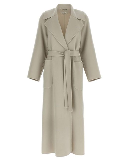 Max Mara White 'doris' Coat
