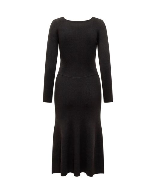 Victoria Beckham Black Circle Dress