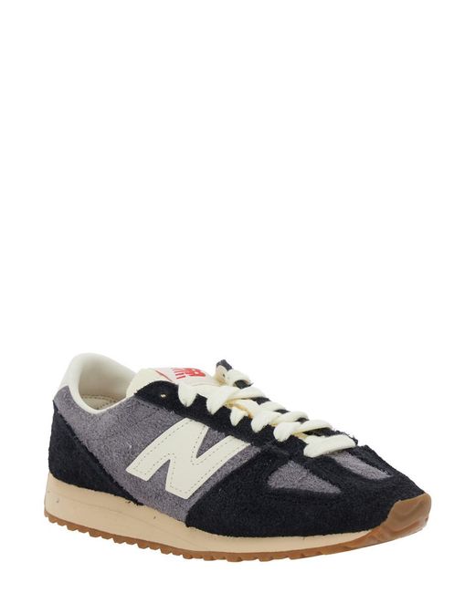 New Balance Black Low Top Sneakers With Logo Patch