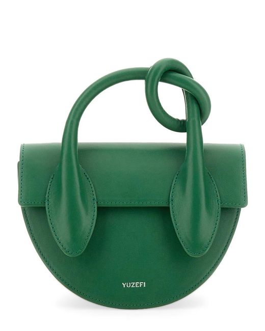 Yuzefi Green Pretzel Bag