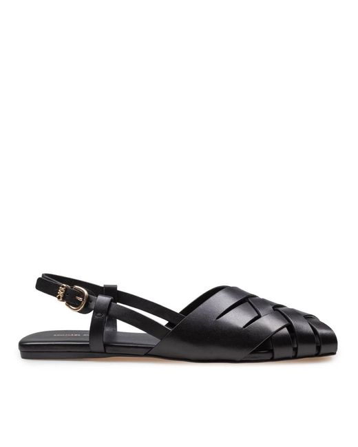 Michael Kors Black Flat Sandal