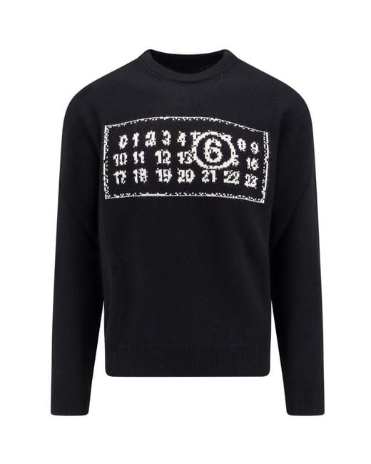 MM6 by Maison Martin Margiela Sweater in Black for Men Lyst