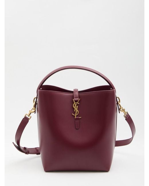 Saint Laurent Purple Le 37 Bucket Bag