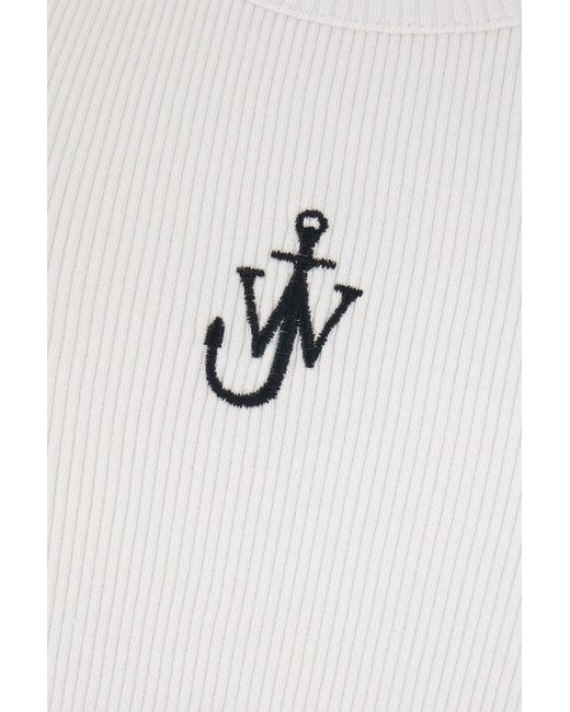 J.W. Anderson White 'Anchor' Top for men