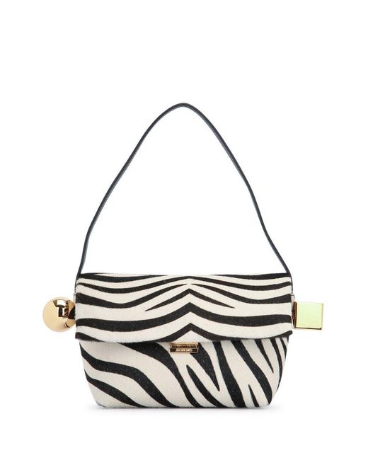 Jacquemus White Chic Mini Circular Handbag