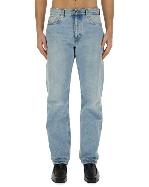 Séfr Men's Blue Straight Cut Jeans