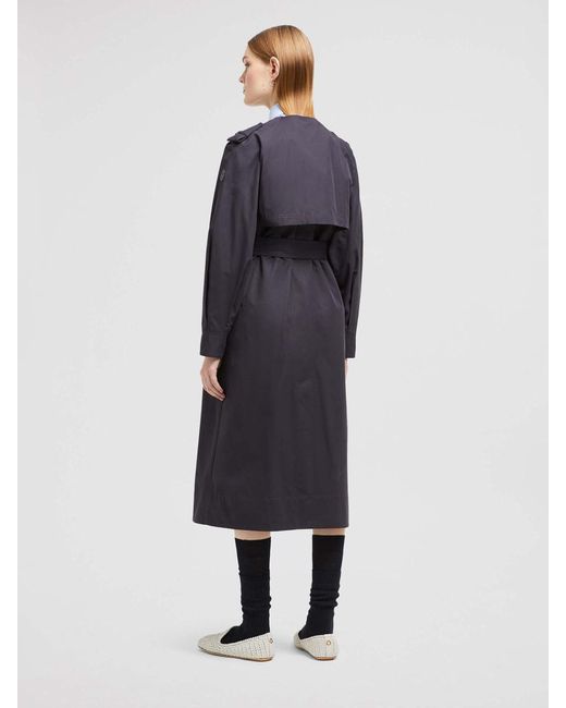 【関税＆送料込み】Moncler Gourdon Mix Trench Coat Gourdon cotton-blend trench coat in beige - Moncler | Mytheresa