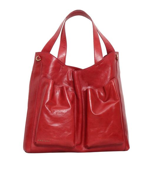 Claudio Orciani Red Hand Held Bag