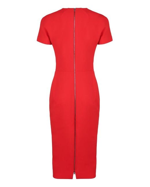 Victoria Beckham Red Dresses