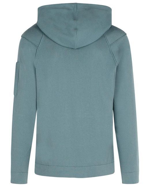 C P Company Blue Lens' Light Cotton Sweatshirt for men