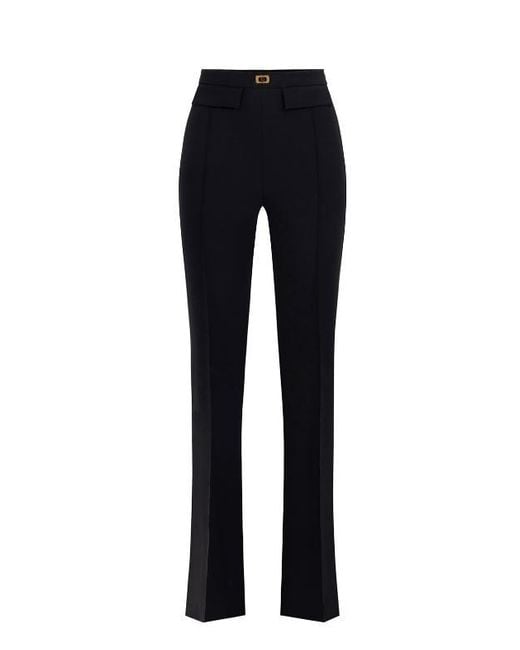 Elisabetta Franchi Blue Trousers