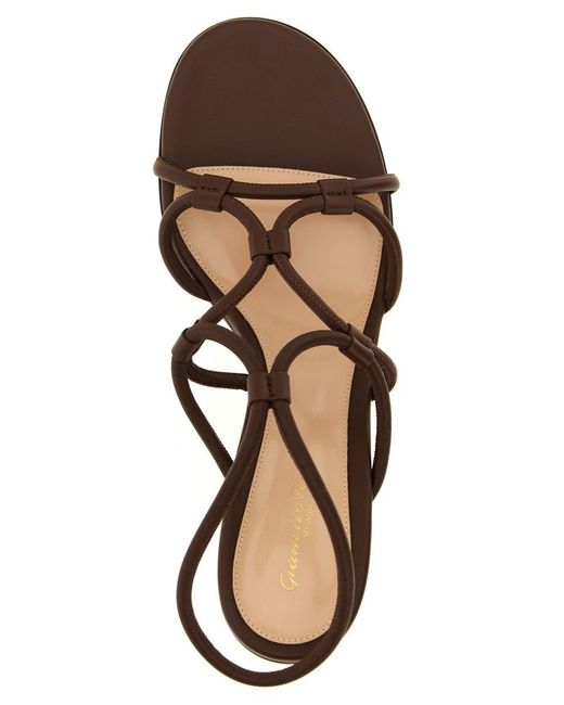 Gianvito Rossi Brown 'G32601' Sandals