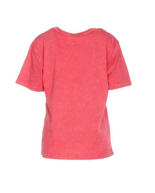 T By Alexander Wang Pink T-Shirt With Logo