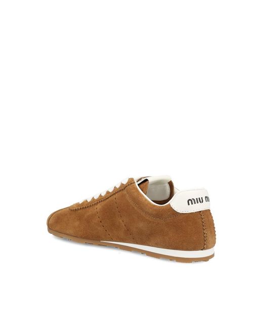 Miu Miu Brown Sneakers