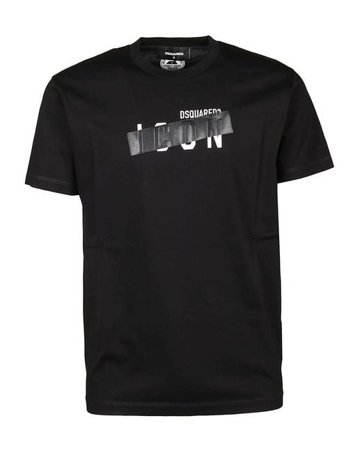 DSquared² Black Tshirt for men