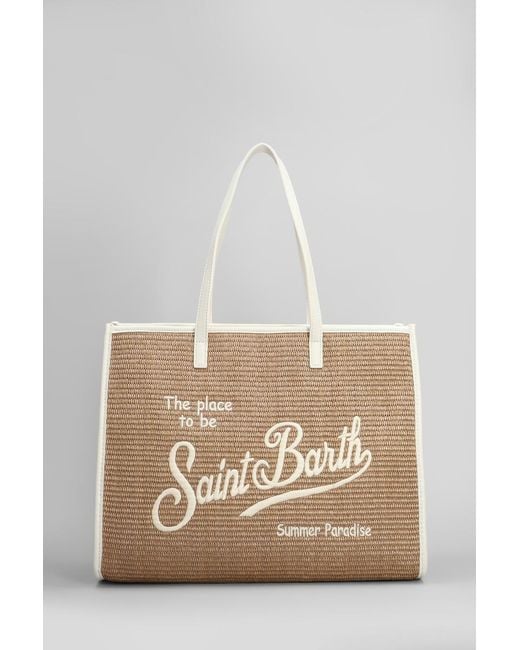 Mc2 Saint Barth Natural Vivian Straw Tote