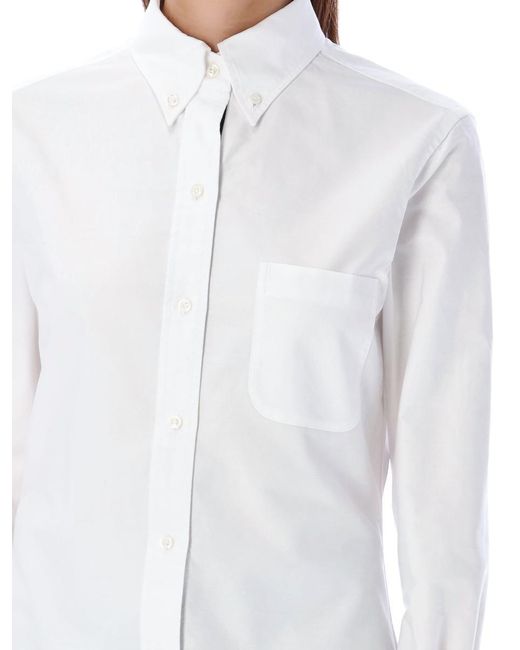 Thom Browne White Oxfrod Shirt