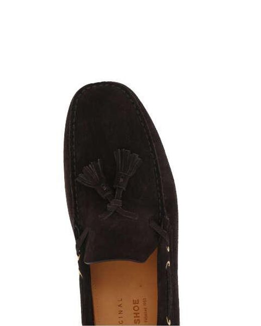 Car Shoe Black Flat Shoes for men