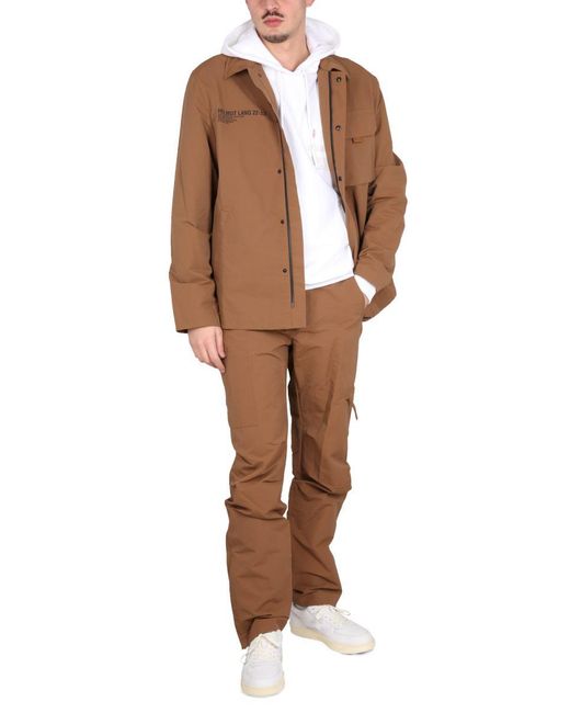 Helmut Lang Brown Utility Jacket for men