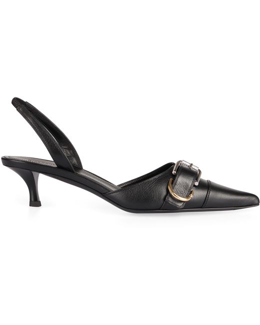 Givenchy Black Voyou Leather Pumps