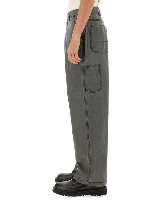 Obey Gray Big Time Carpenter Pants for men
