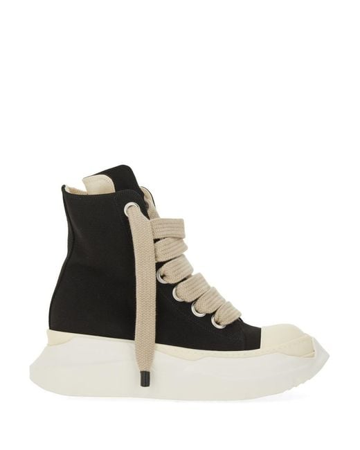 Rick Owens Black "jumbolace Abstract" Sneaker for men