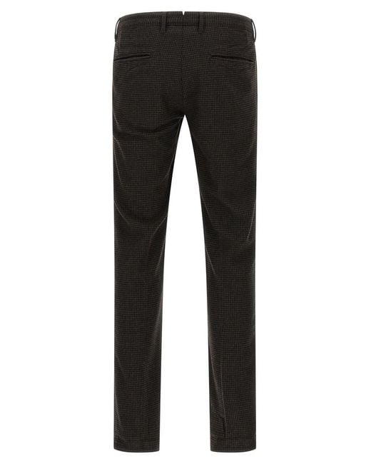 Incotex Black Cool Wool Pants for men