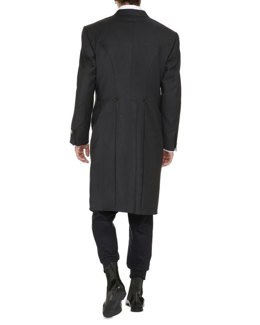 Canali Black Wool Tailcoat for men