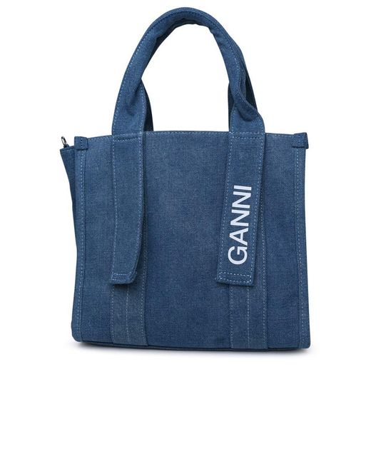 Ganni Blue Light Denim Bag