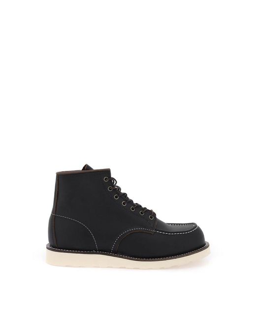 Red Wing Black Wing Shoes Classic Moc Ankle Boots for men