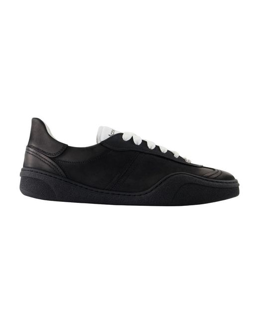Acne Black Bars Nubuk M Sneakers for men
