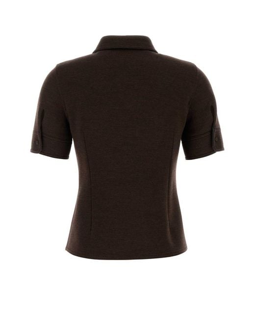 Gucci Brown Jersey Shirt