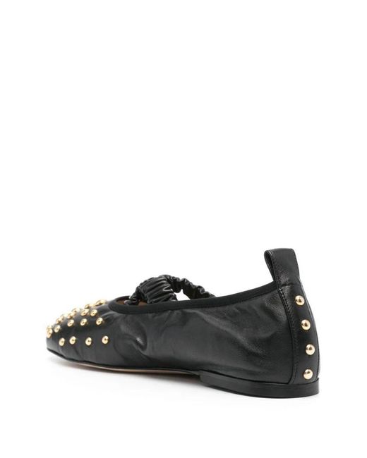 Wandler Black June Ballerina Shoes